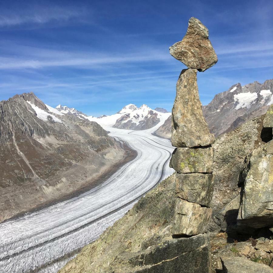 Mischabelblick Apartman Fiesch Kültér fotó