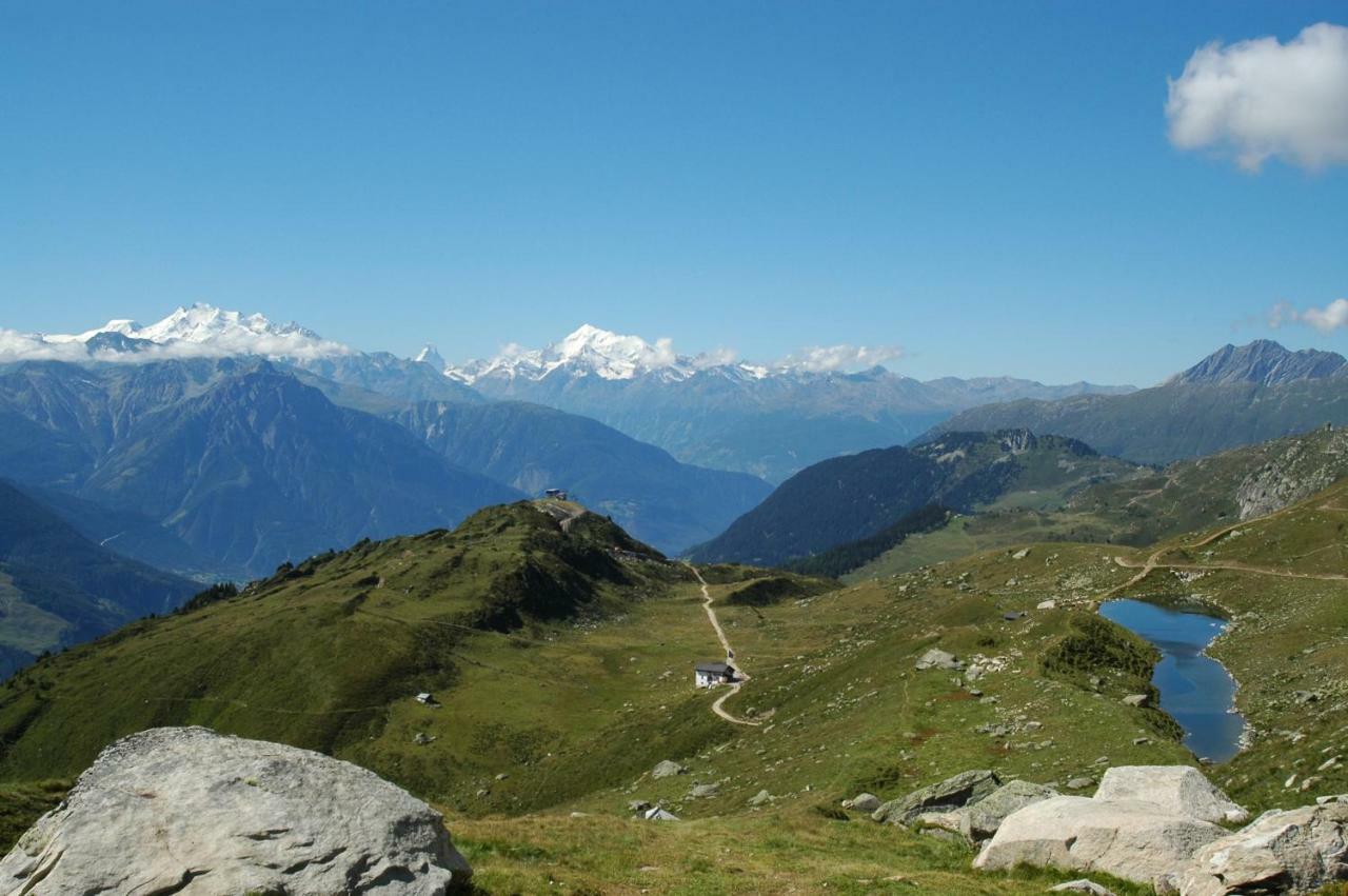 Mischabelblick Apartman Fiesch Kültér fotó