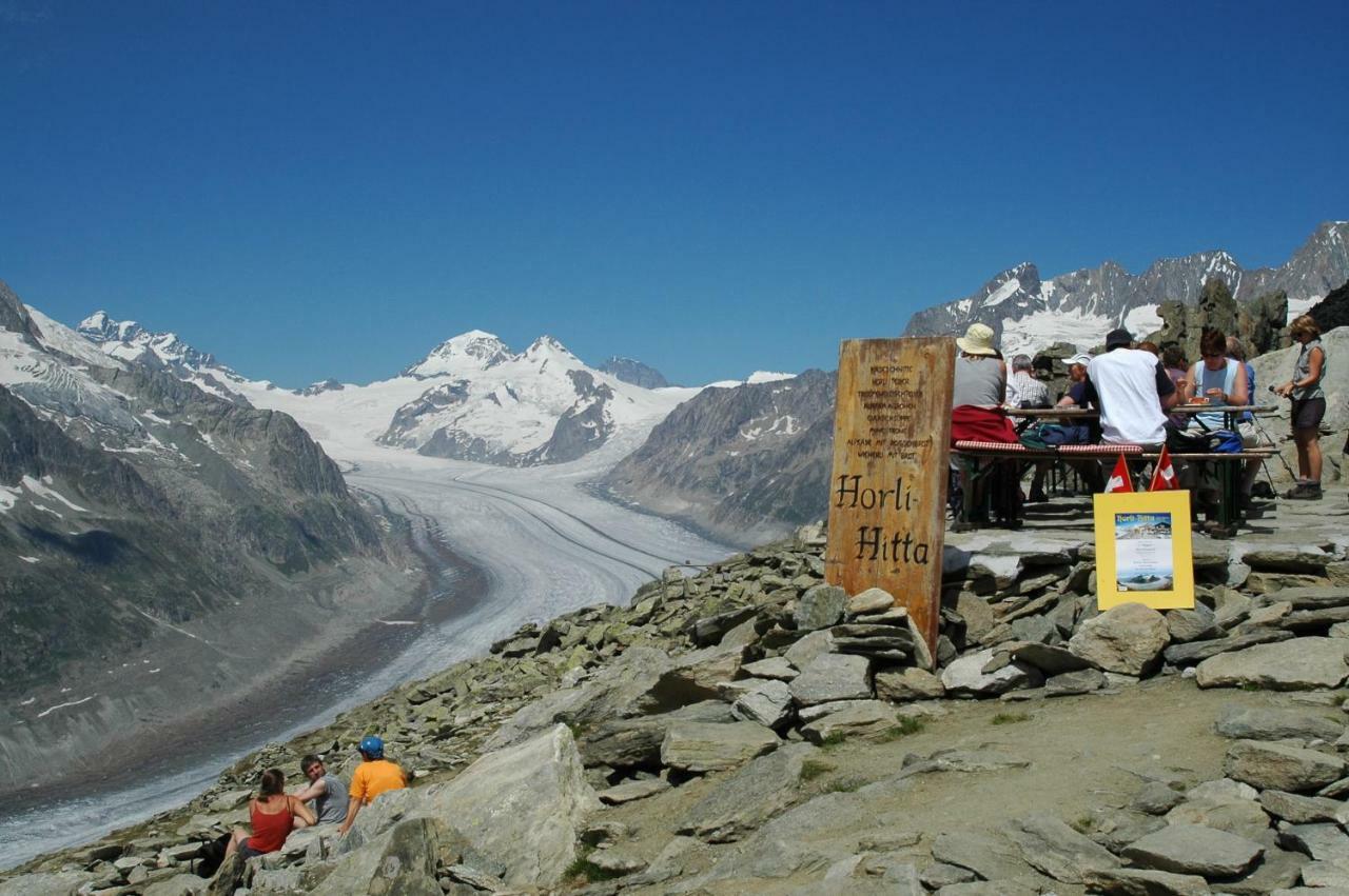 Mischabelblick Apartman Fiesch Kültér fotó