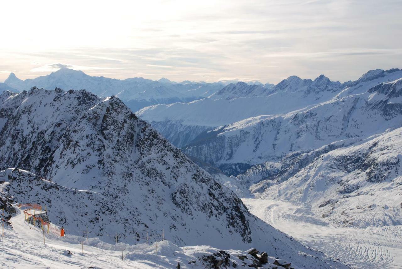 Mischabelblick Apartman Fiesch Kültér fotó