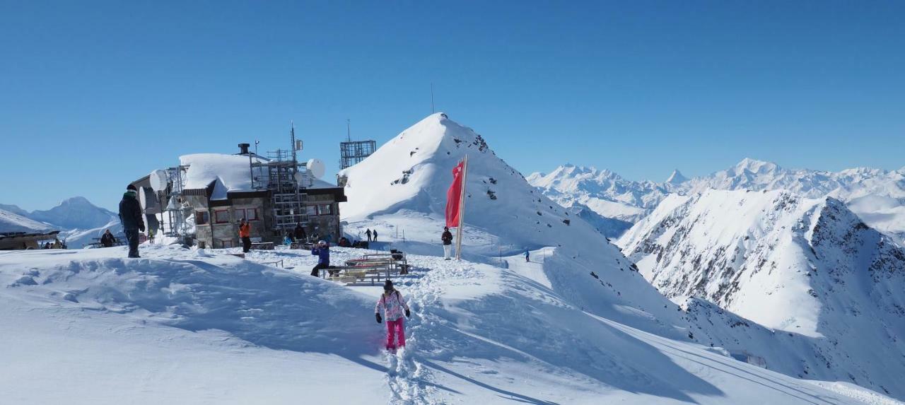 Mischabelblick Apartman Fiesch Kültér fotó