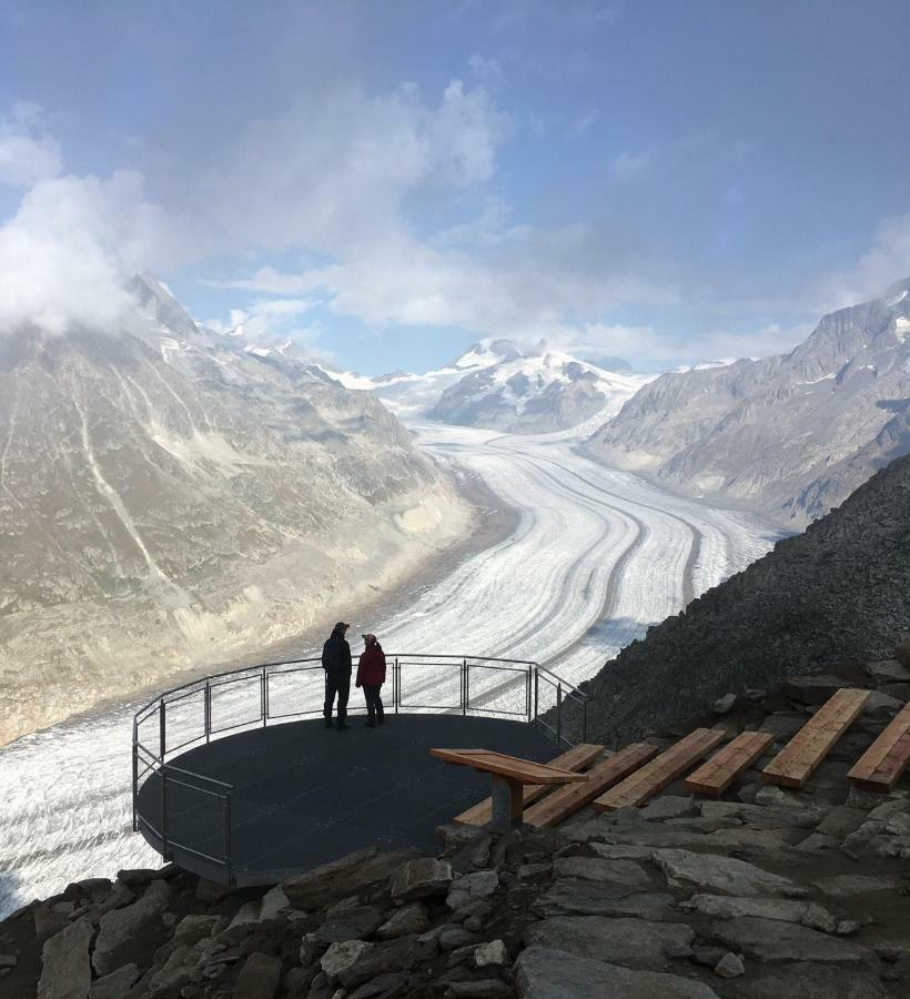 Mischabelblick Apartman Fiesch Kültér fotó