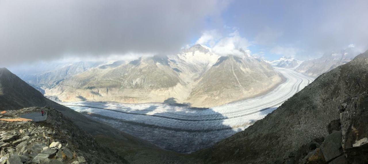 Mischabelblick Apartman Fiesch Kültér fotó
